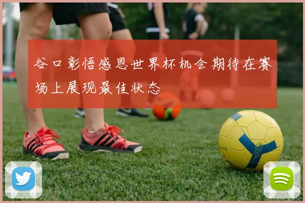 谷口彰悟感恩世界杯机会期待在赛场上展现最佳状态